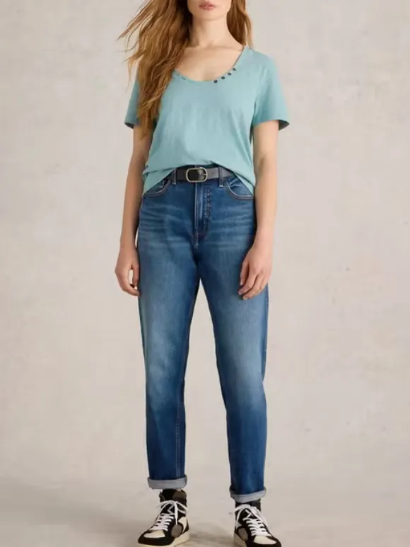 Casual Style Multicolor T-Shirt