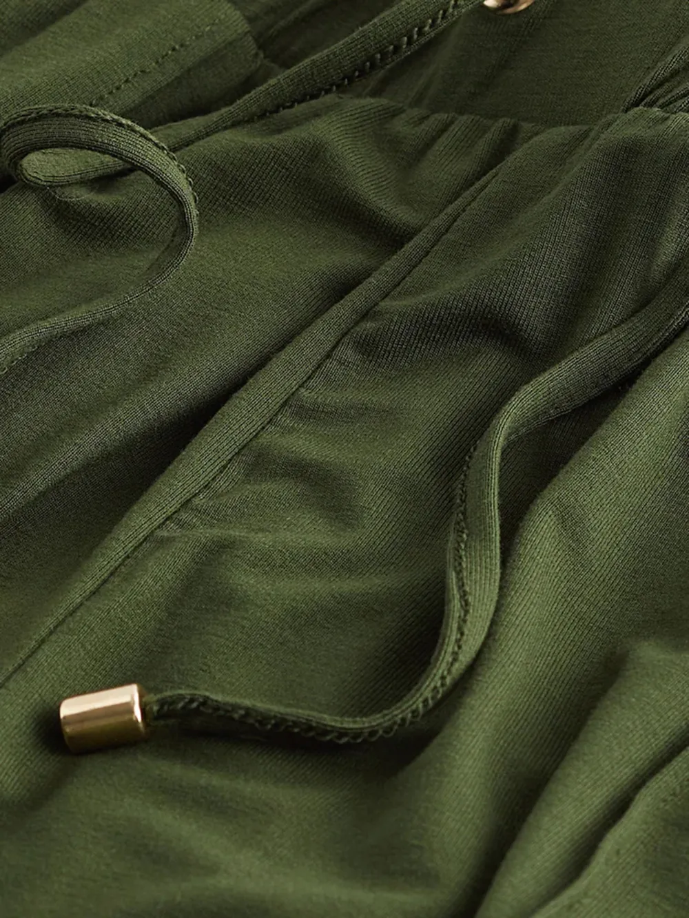 Solid Color Tapered Leg Workout Pants