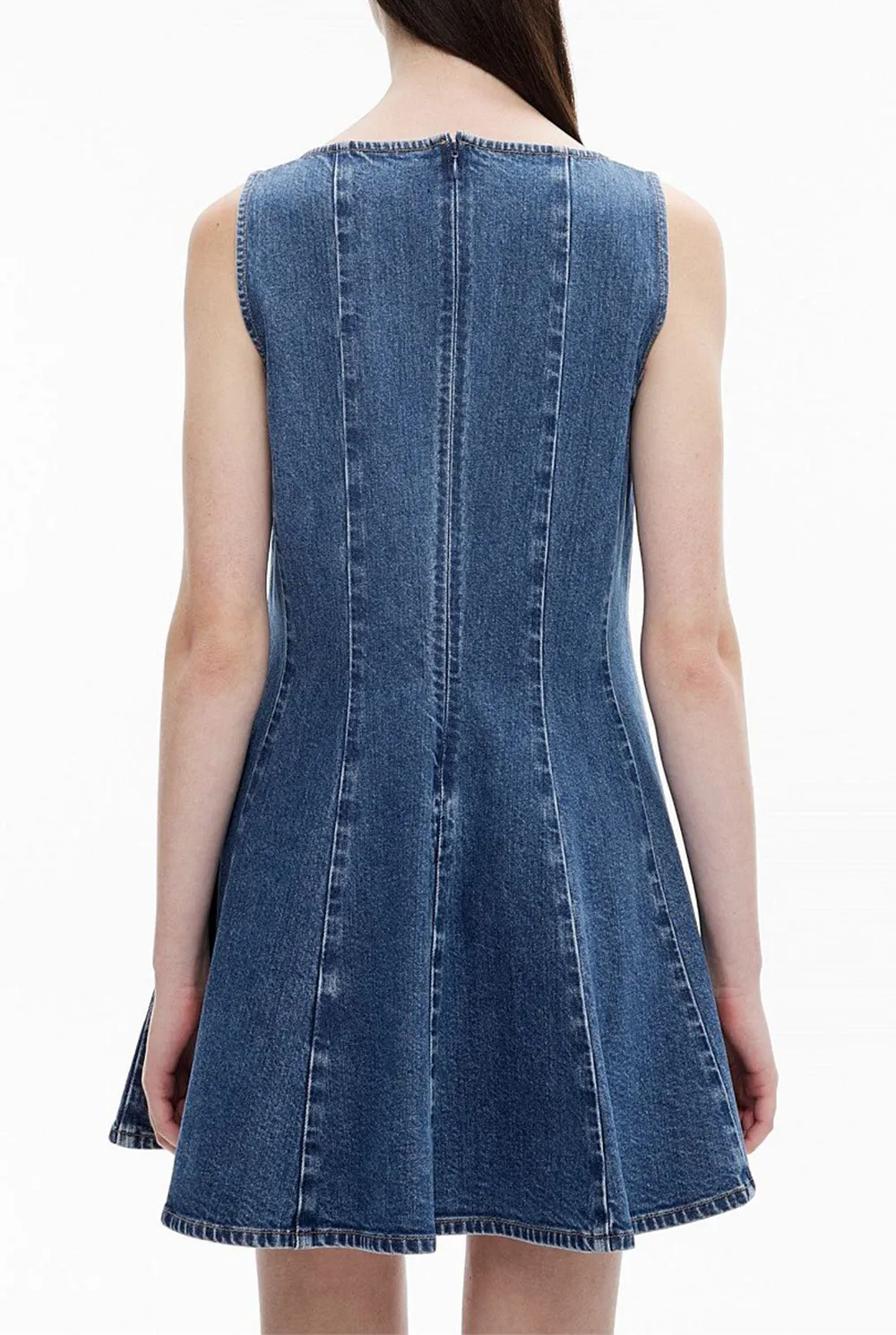 Cowboy Sleeveless Umbrella Dress