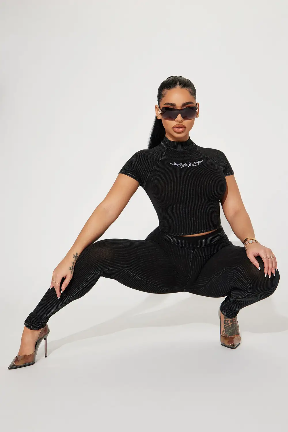 Dare Moment Legging Set - Black