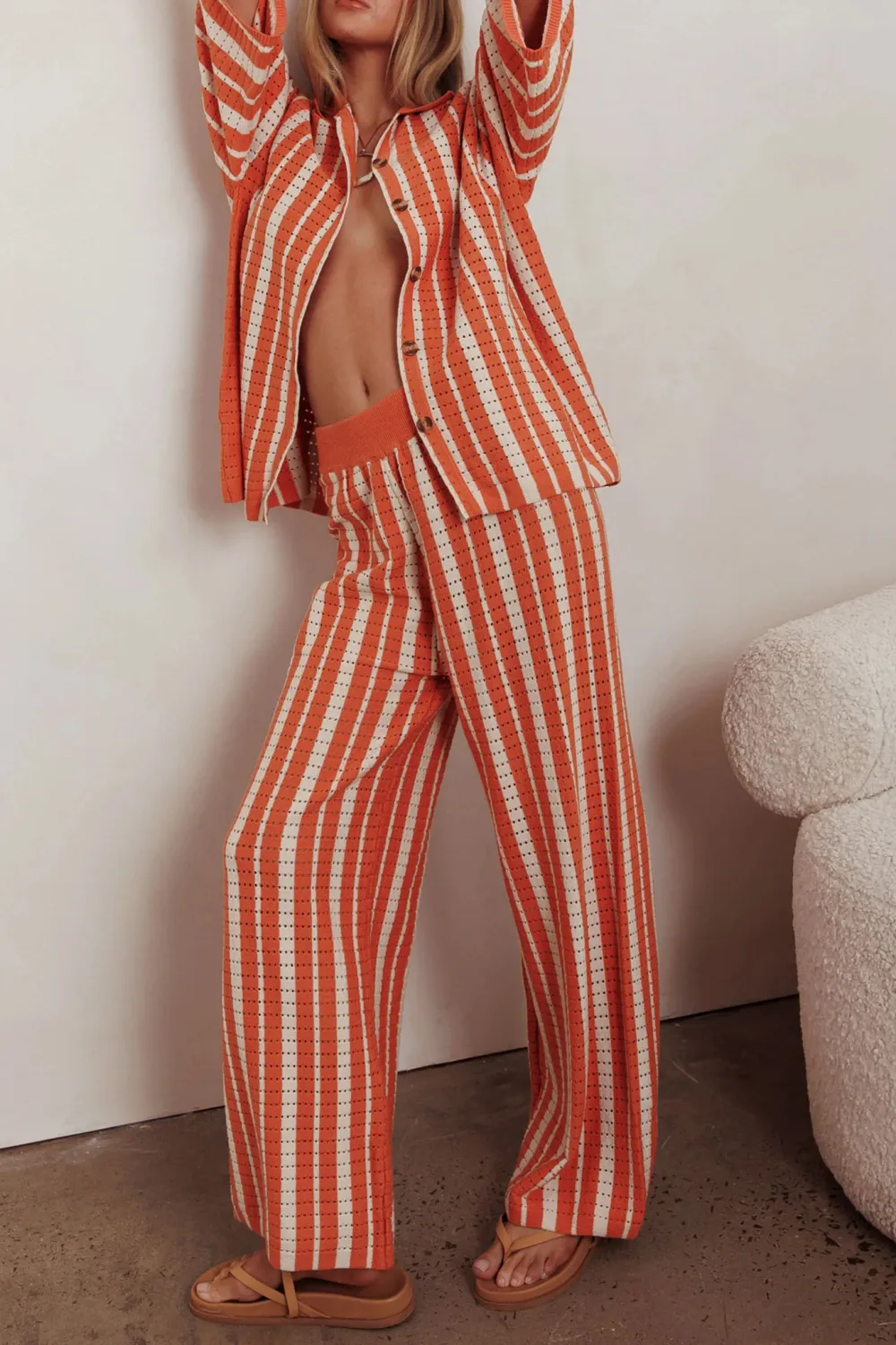Casual Striped Breathable Sun Protection Trousers