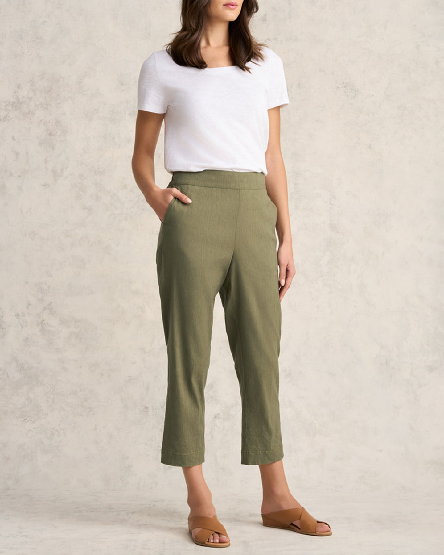 Slim Fit Ankle Length Pants