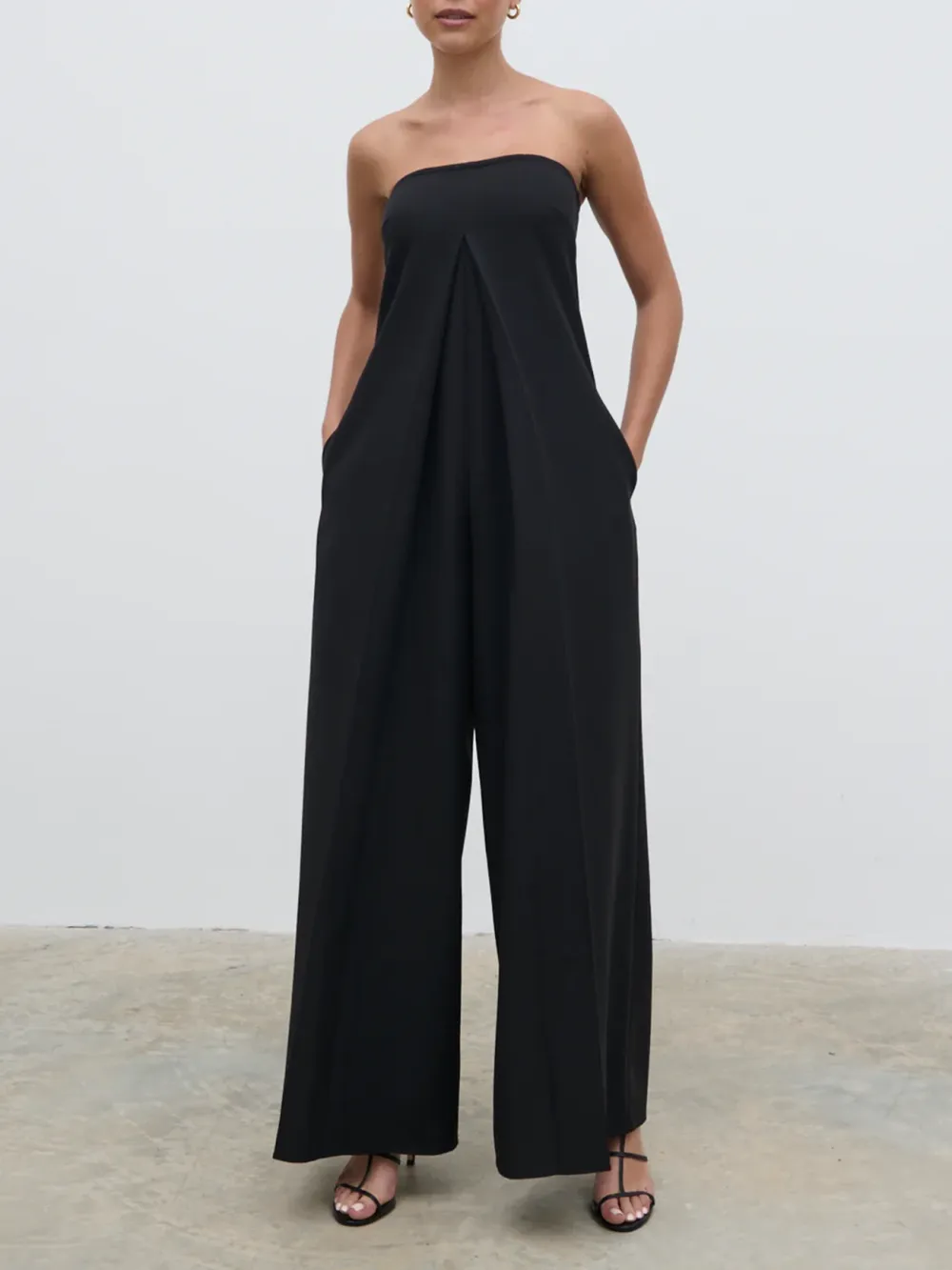 Bandeau Wide Leg Jumpsuit