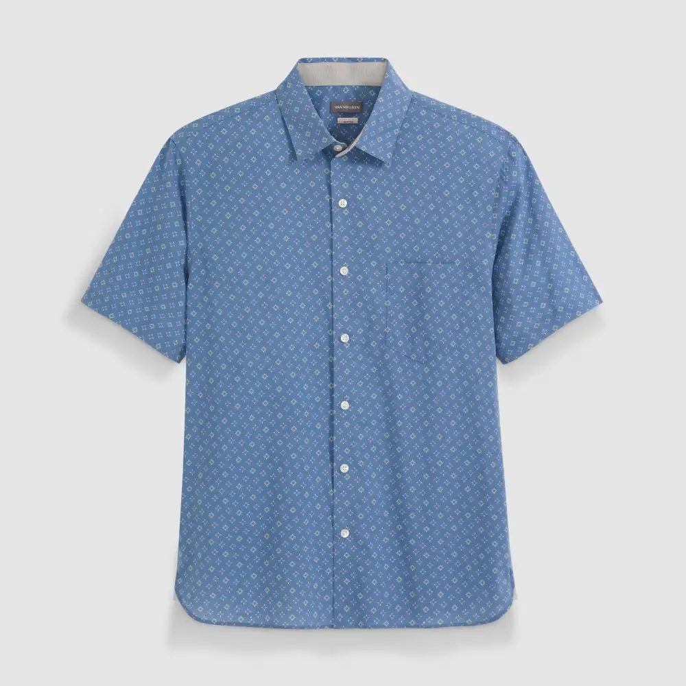 Wave Pattern Short Sleeve Shirt