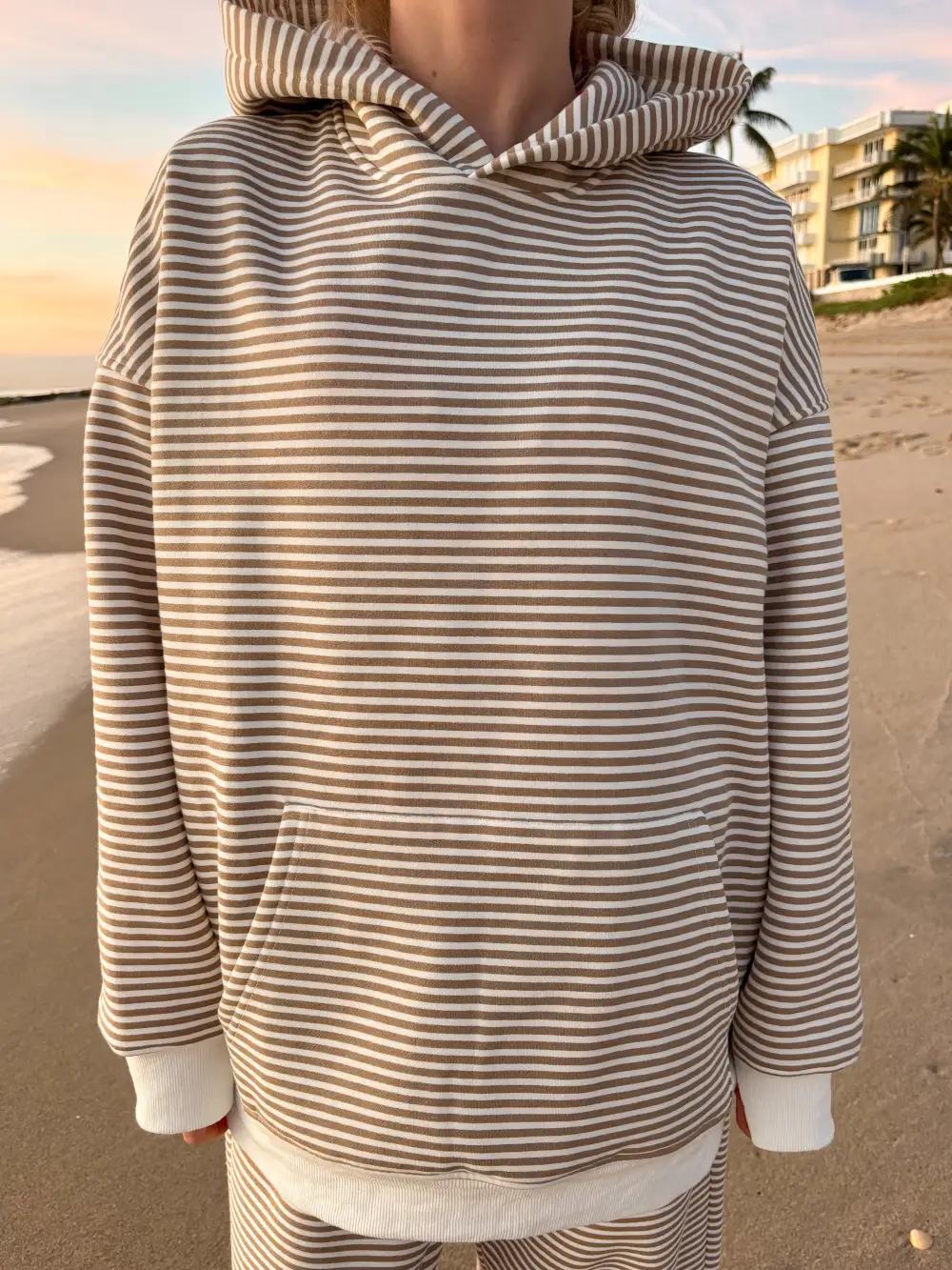 And Big Striped Hoodie