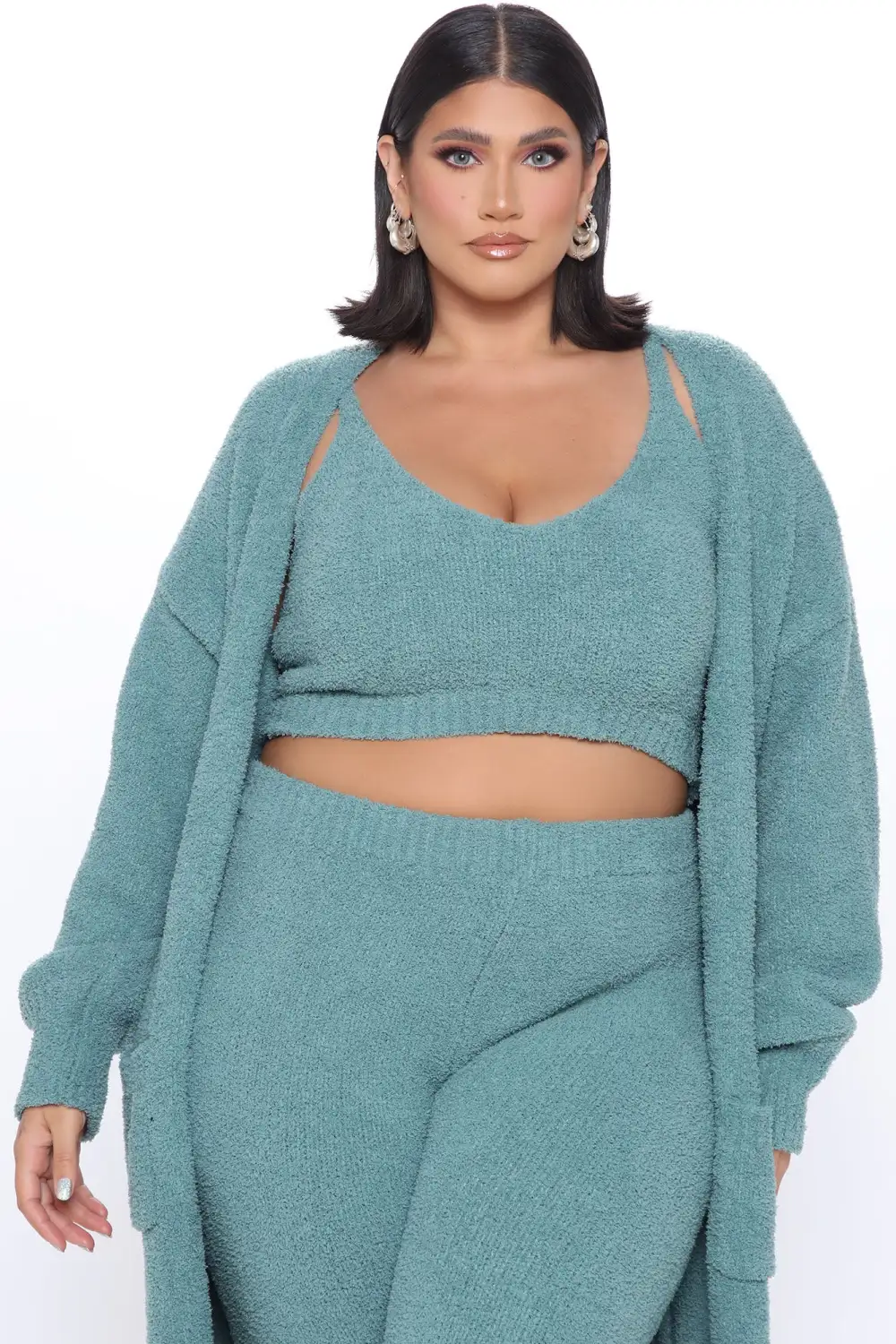 Living In It 3 Piece Legging Set - Teal