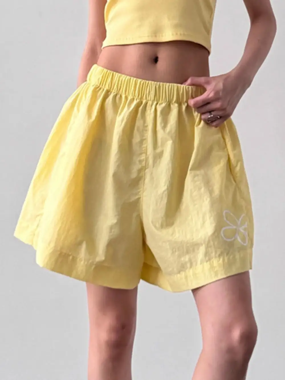 Everyday Elastic Waist Shorts