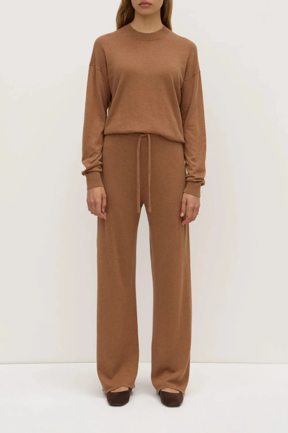 Wrap Up Elastic Waistband Pants