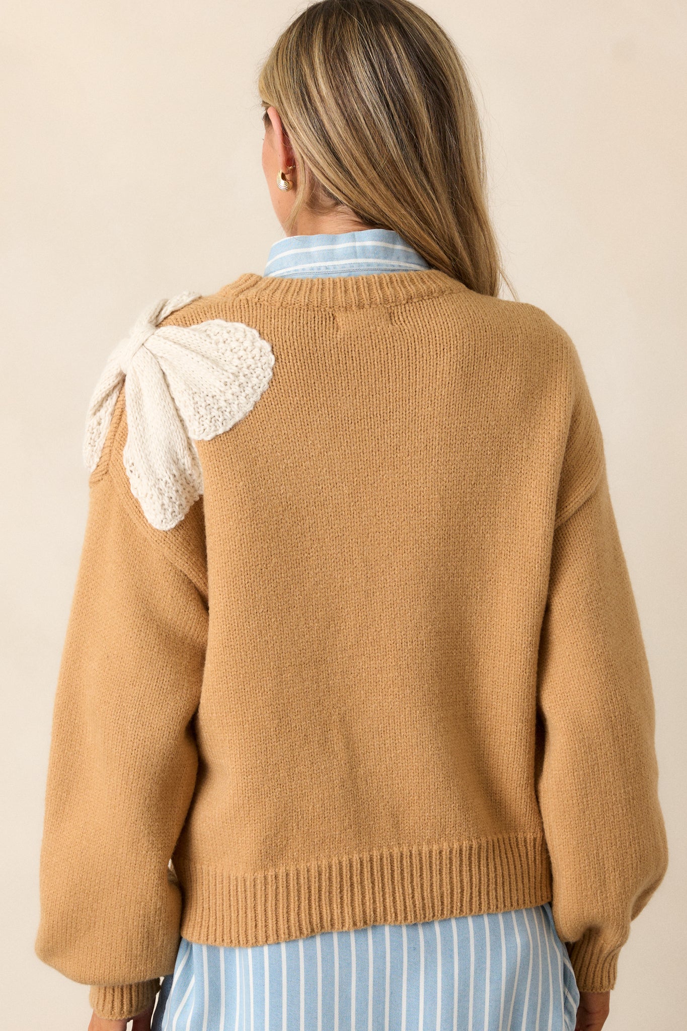 Fanciful Escapes Honey Knit Sweater