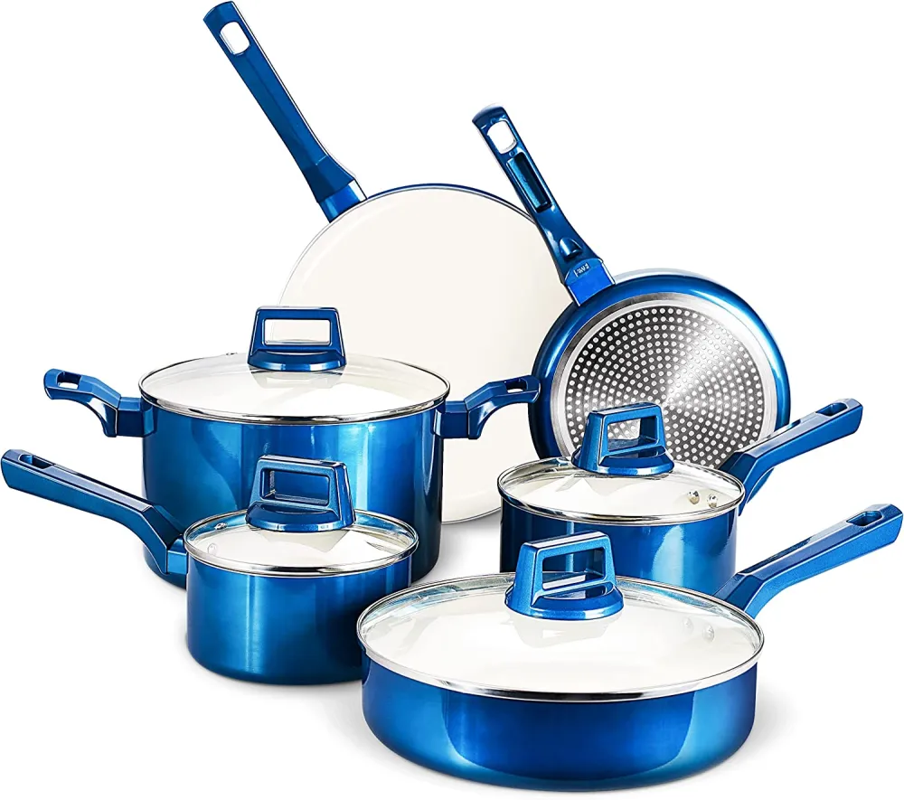 (Store Closing Sale) 10 Pcs Pots and Pans Sets