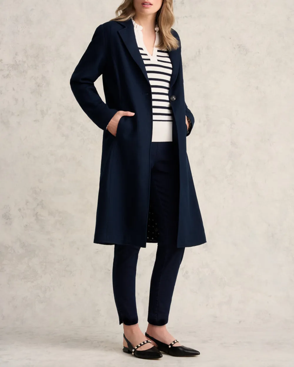 Wool Slight Stretch Coatigan