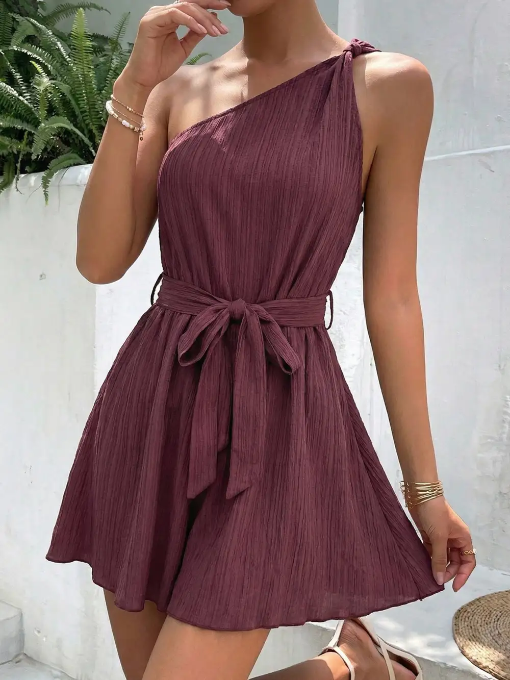 Jumpsuit Shoulder Romper