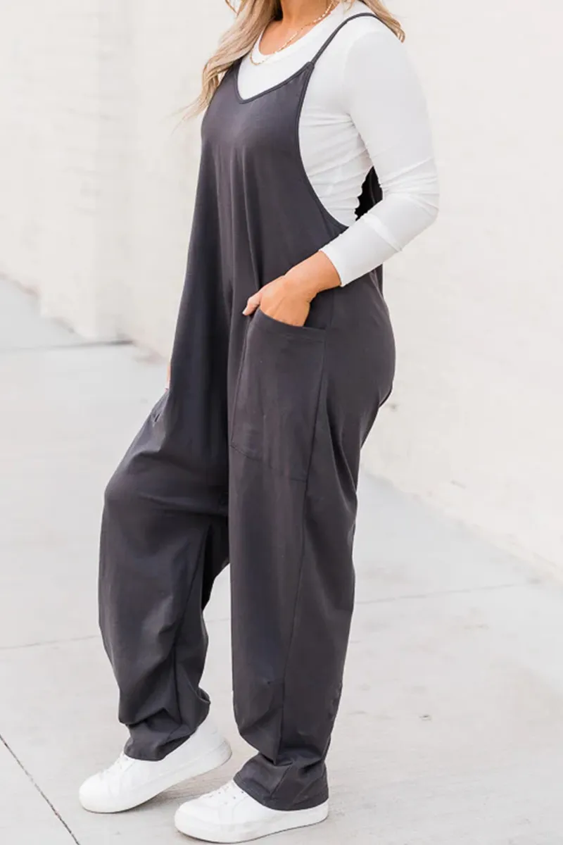 Day In The Life Charcoal Jumpsuit