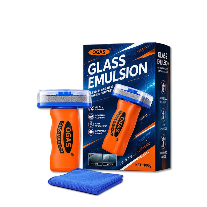 Automotive Handheld Oil Flmr Cream,Glass DecontaminationWithoutTraces,Window Oil Film Cleaning,FastCleaning, CompactAnd Easy To Cary-100g Degreaser Cleaner