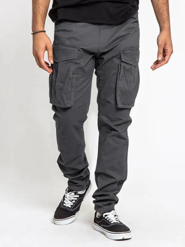 Utility Pocket Detail Everyday Pants