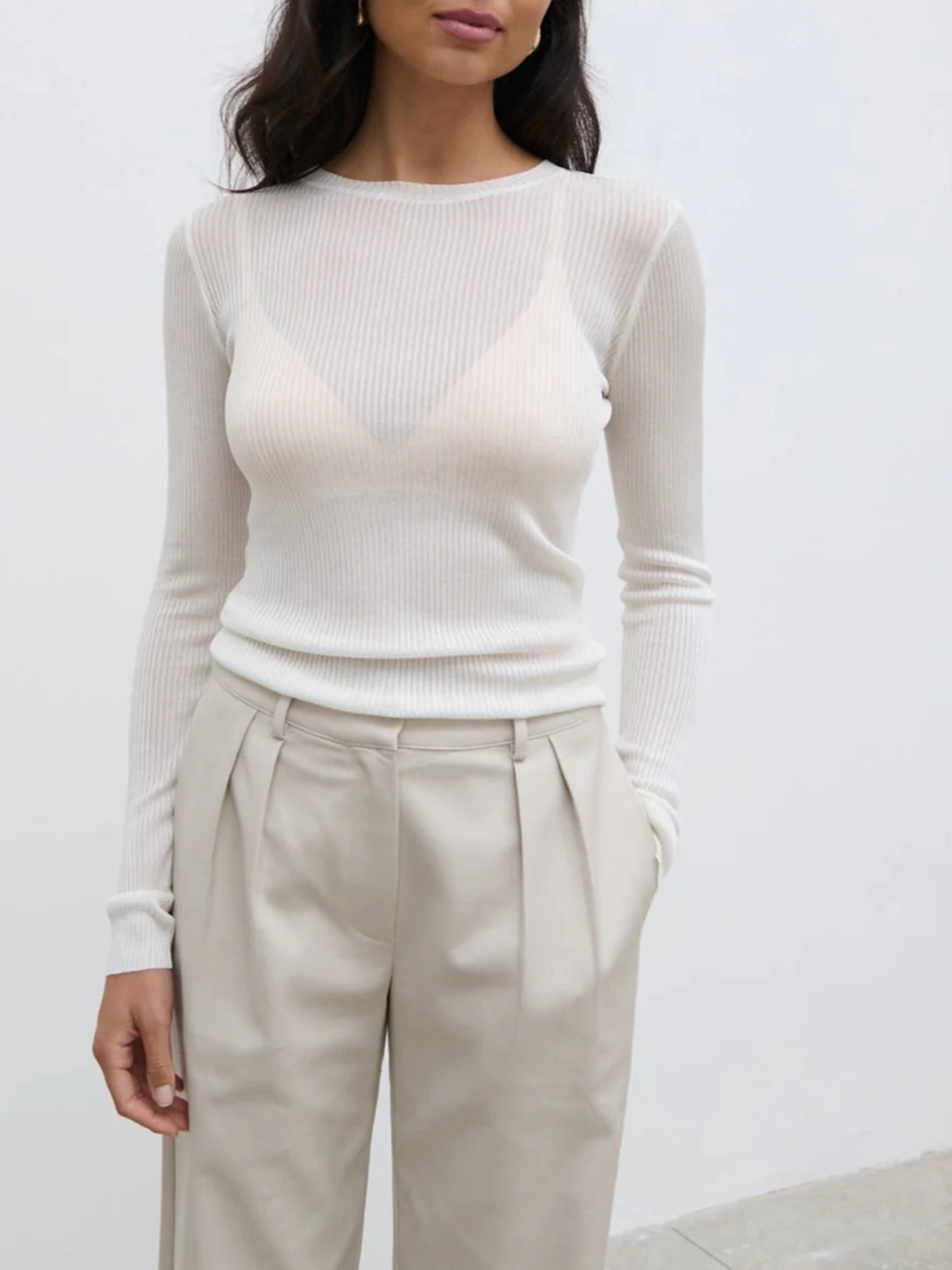 Sheer Knit Top