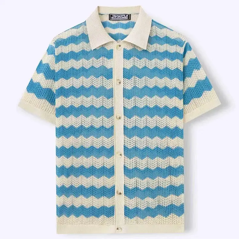 Button Front Knit Shirt