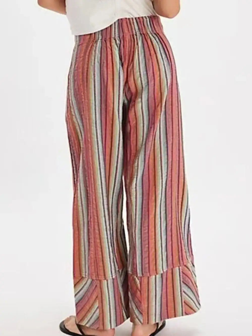 Everyday Striped Wide Leg Pants