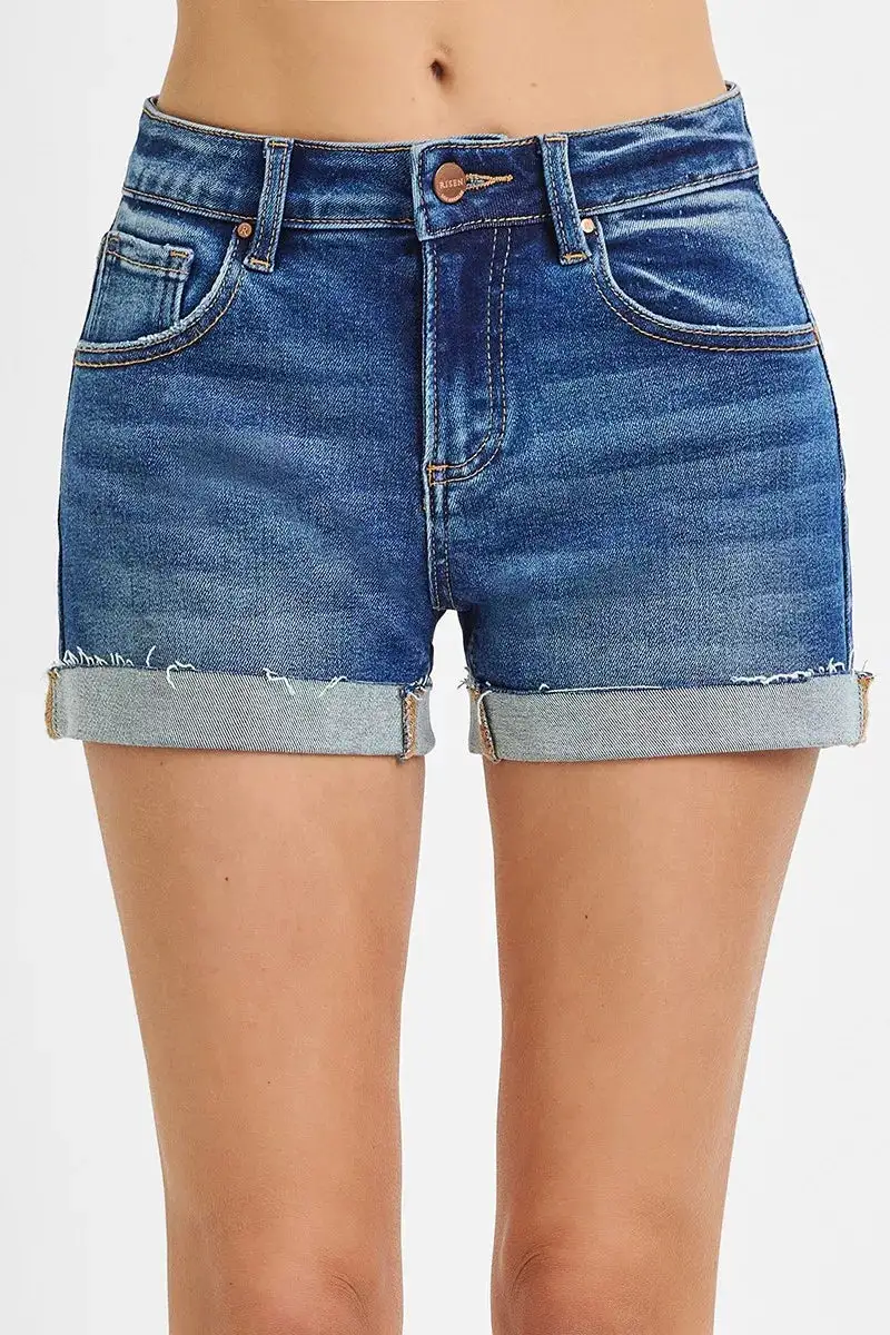 Risen Low Rise Cuffed Shorts