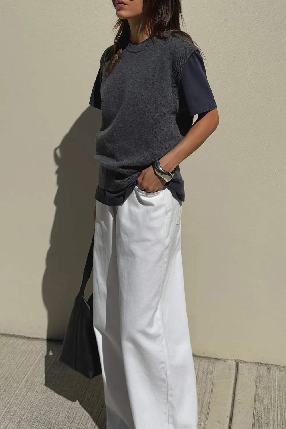 Loose Cotton Elastic Band Pants