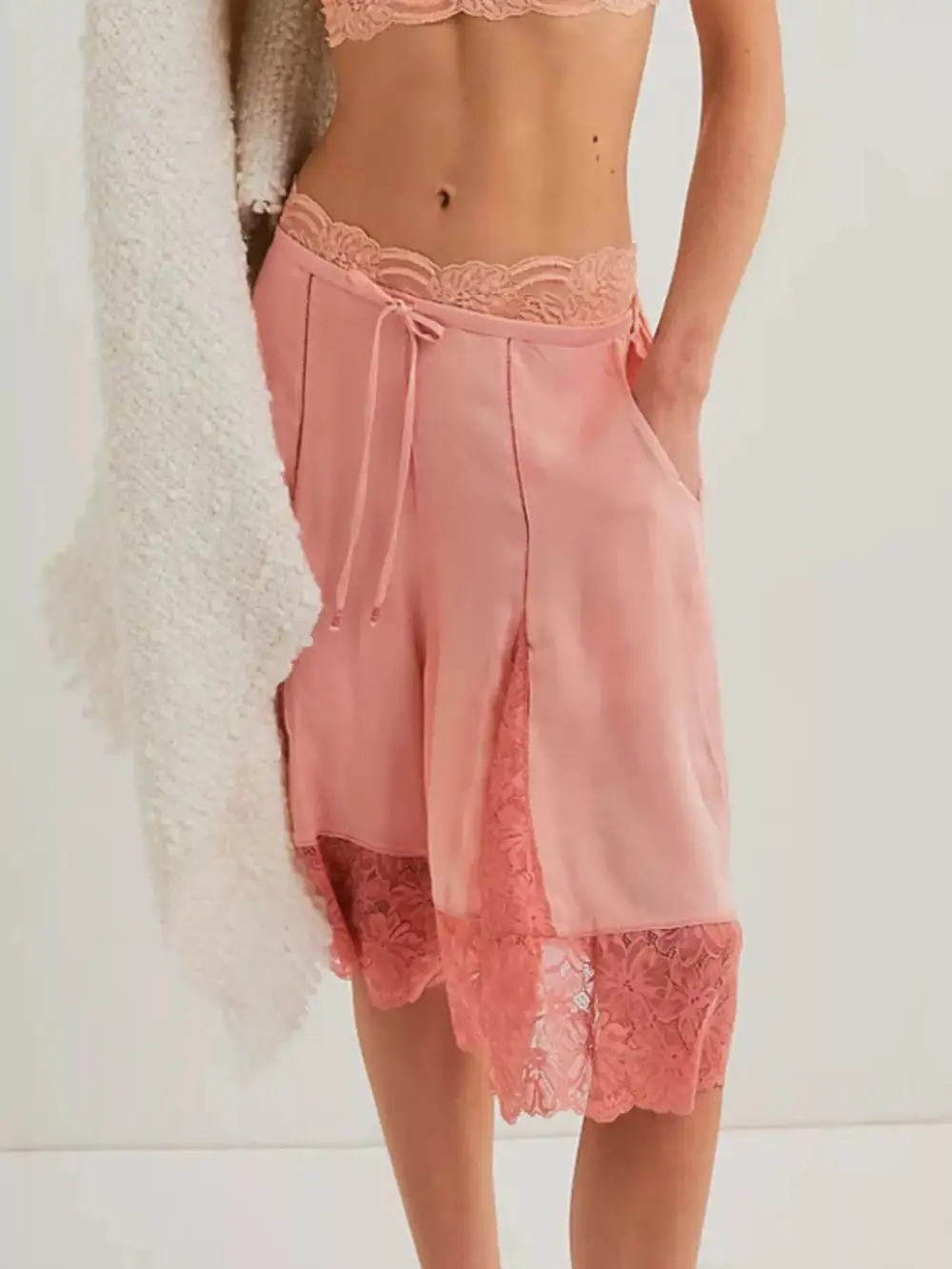 Lace Detail Shorts