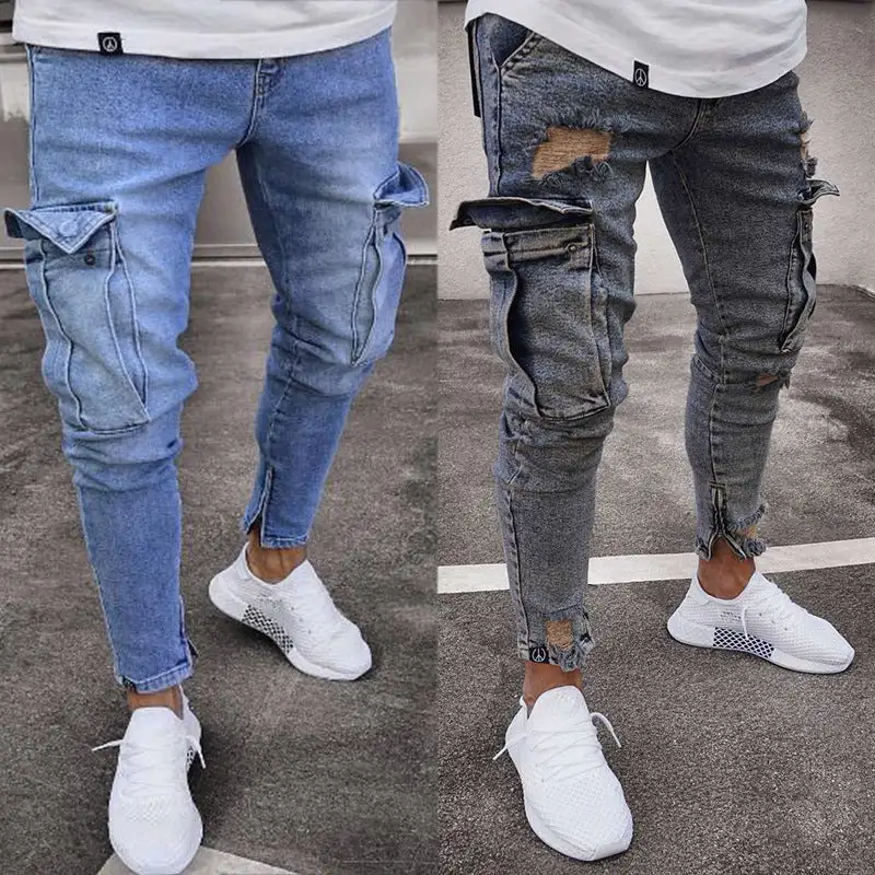 Utility Zip Front Jeans