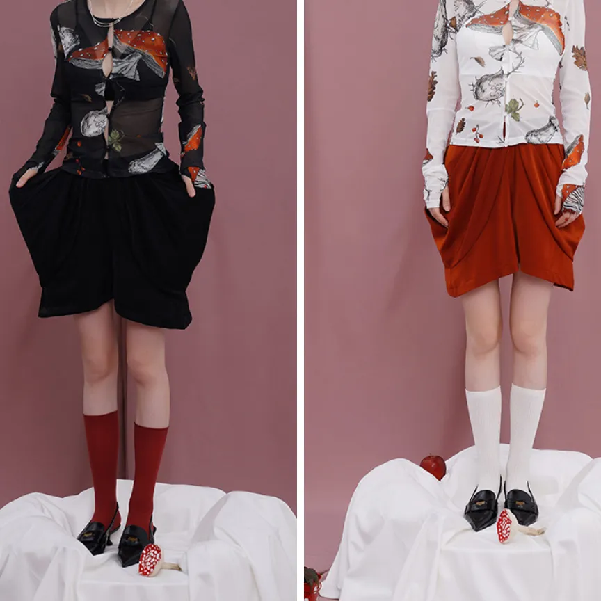 Subtle Market Everyday Casual Polyester Shorts