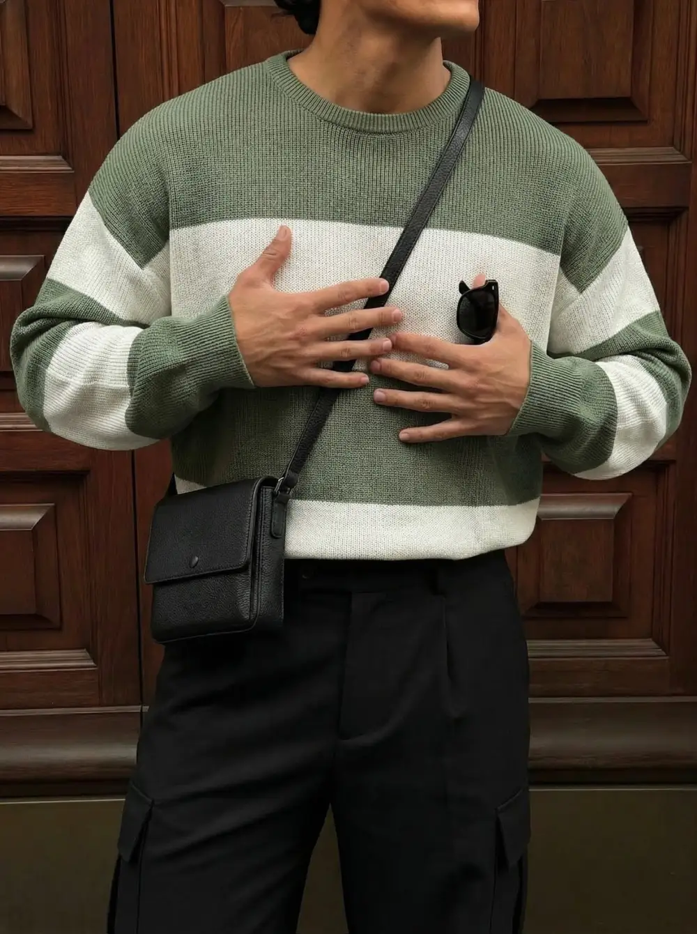 Layered Knit Sweater