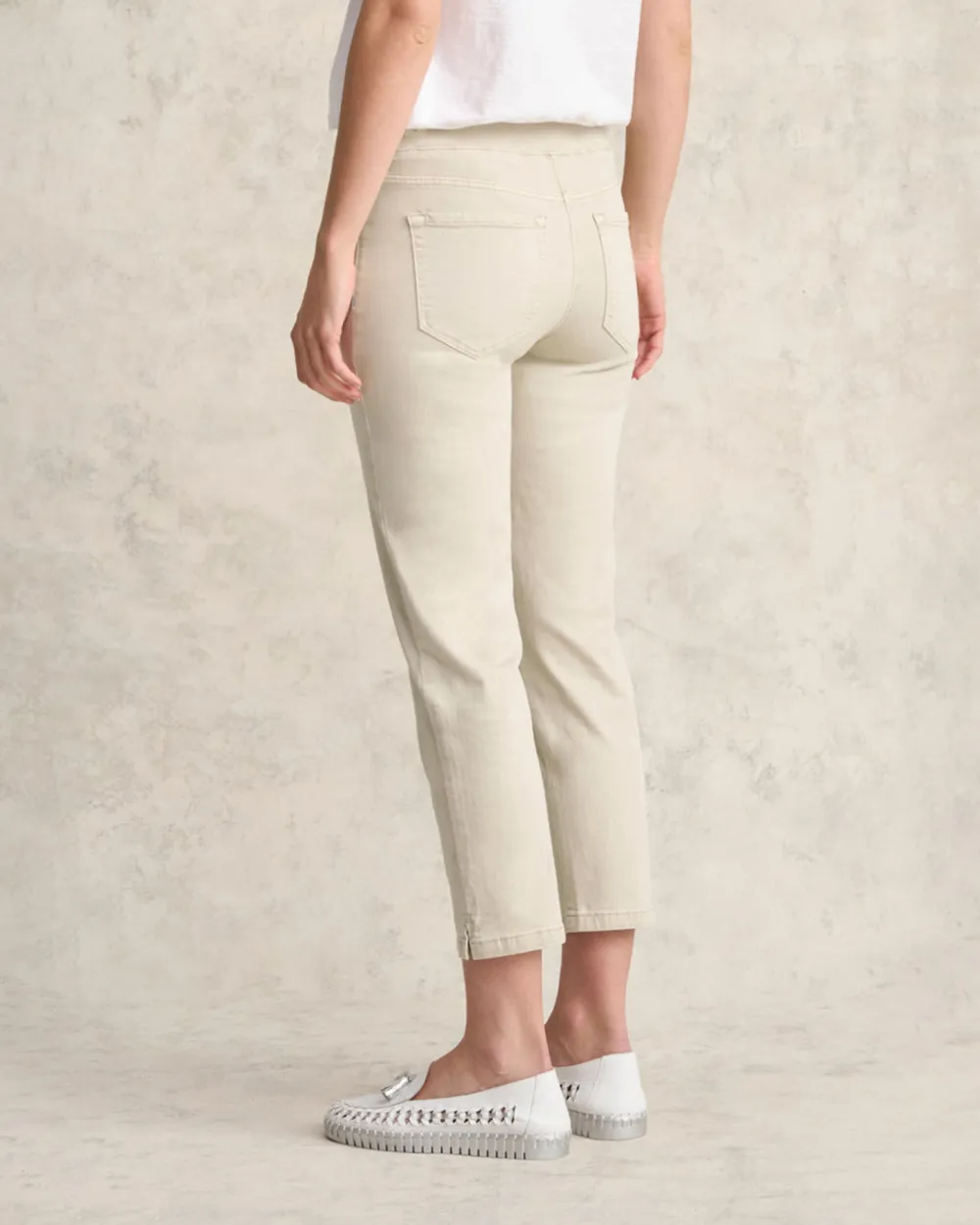 Bengajean 3/4 Slim Leg - White