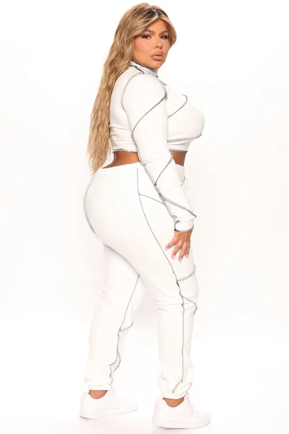 Mutual Feelings Jogger Set - White