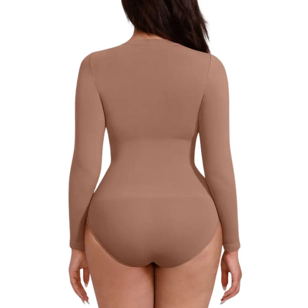 Contour Fit Long Sleeve Shaping Bodysuit