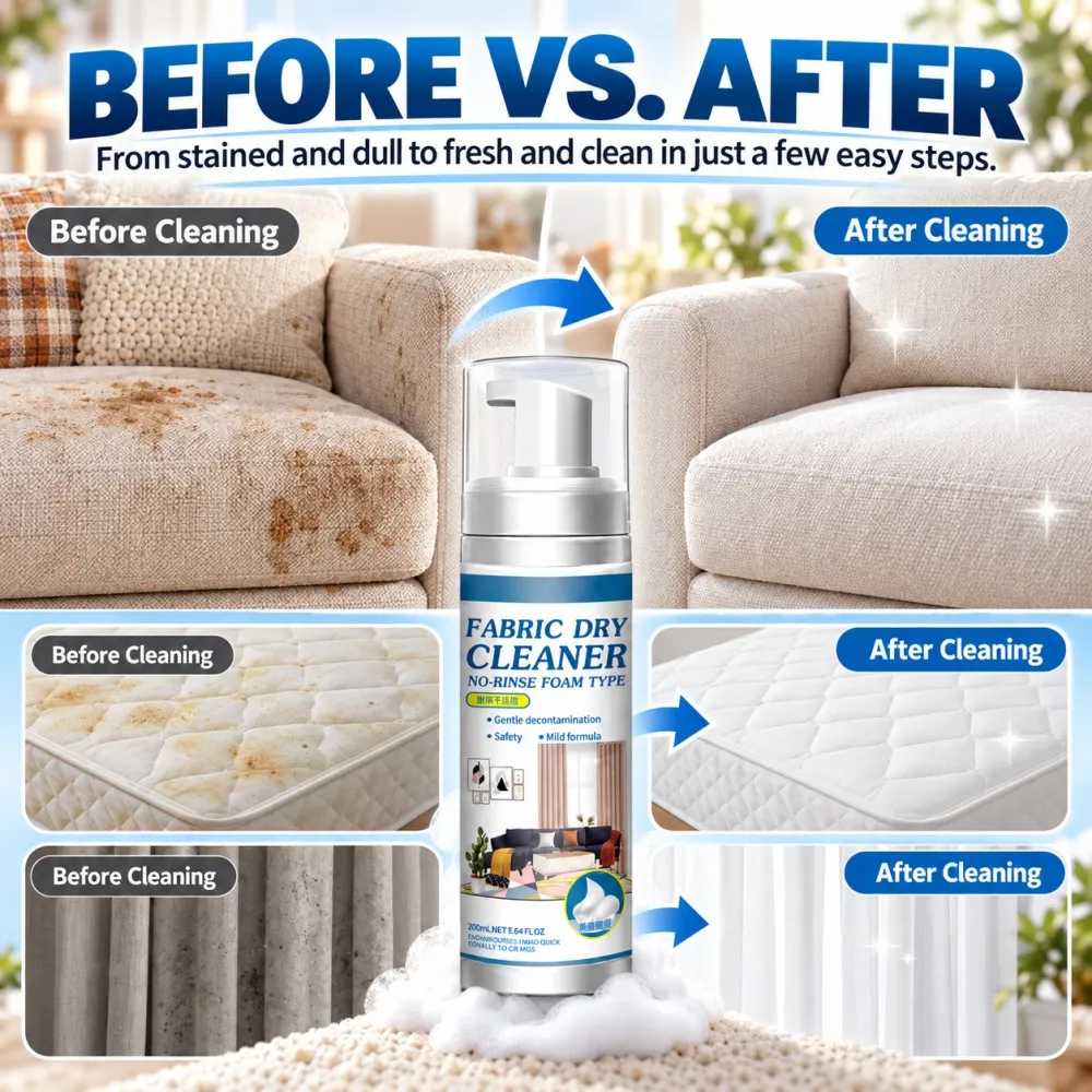 Furniture dry cleaning detergent
