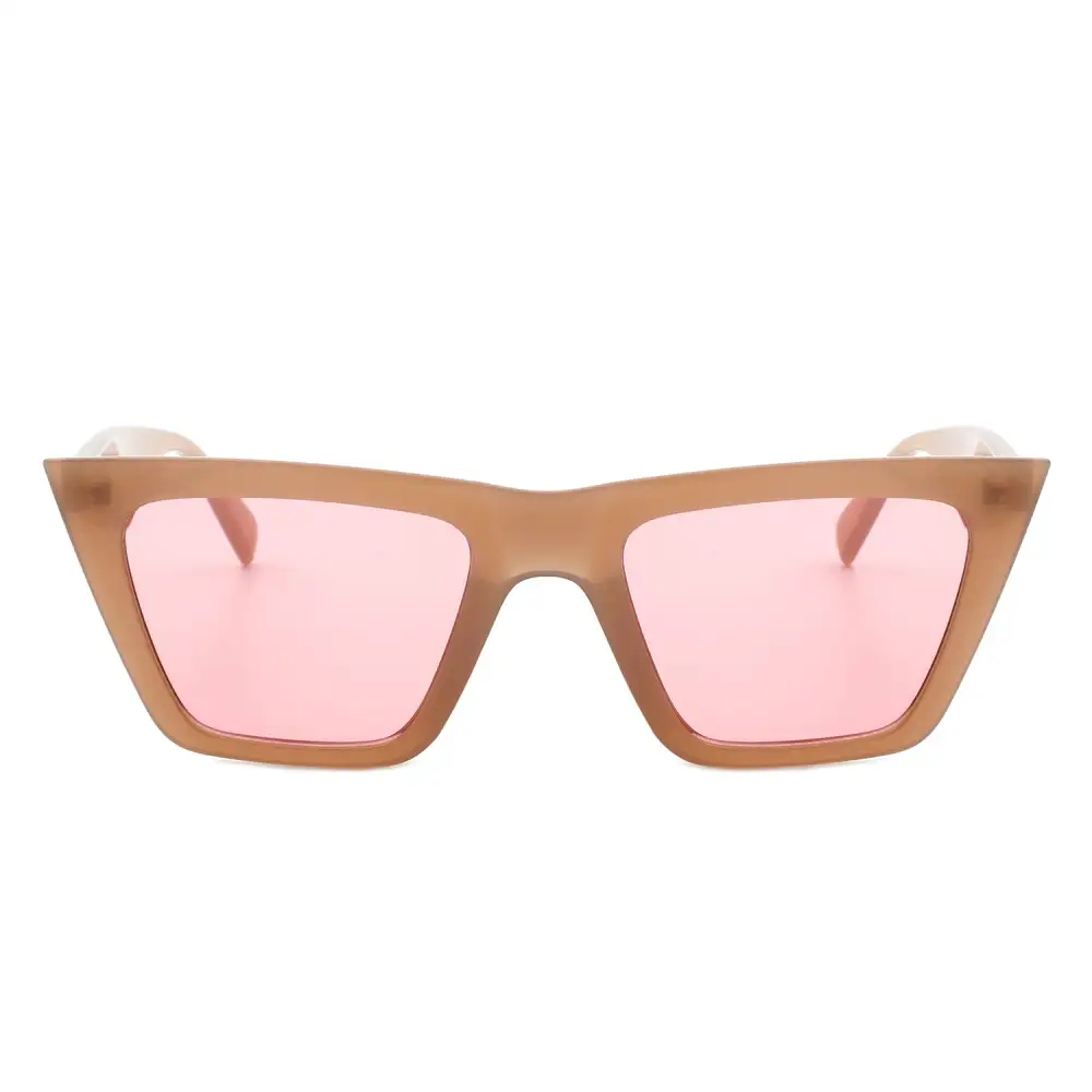 Square Retro Cat-Eye Sunglasses