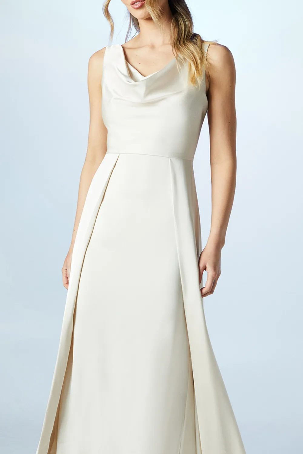 A-Line Satin Elegant Women's Dress