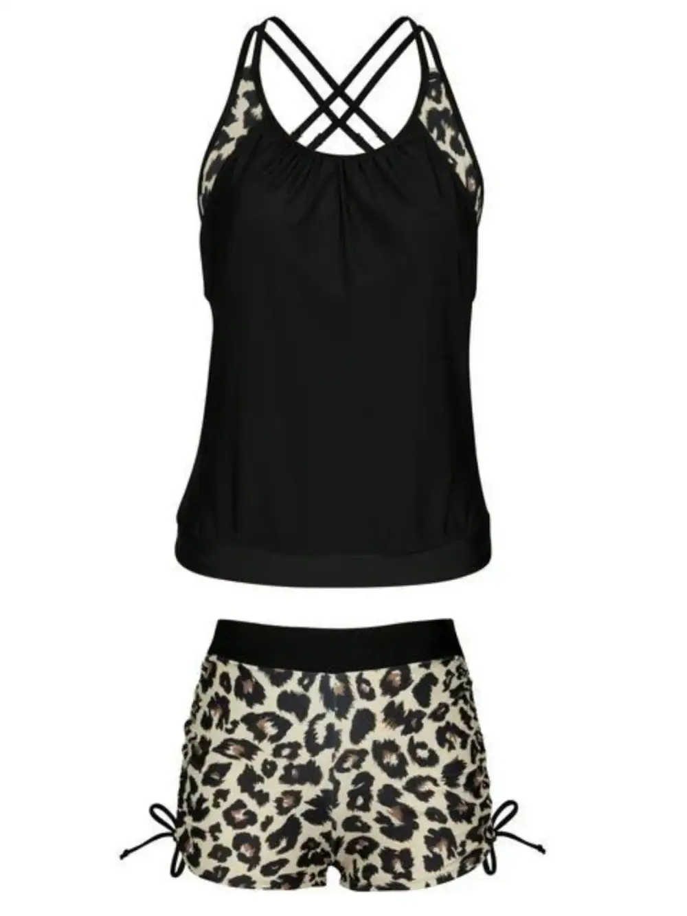 Coastal Scoop Neck Two Piece Swim Set