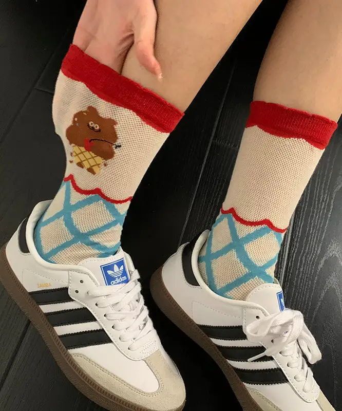 Thin Cute Cartoon Socks