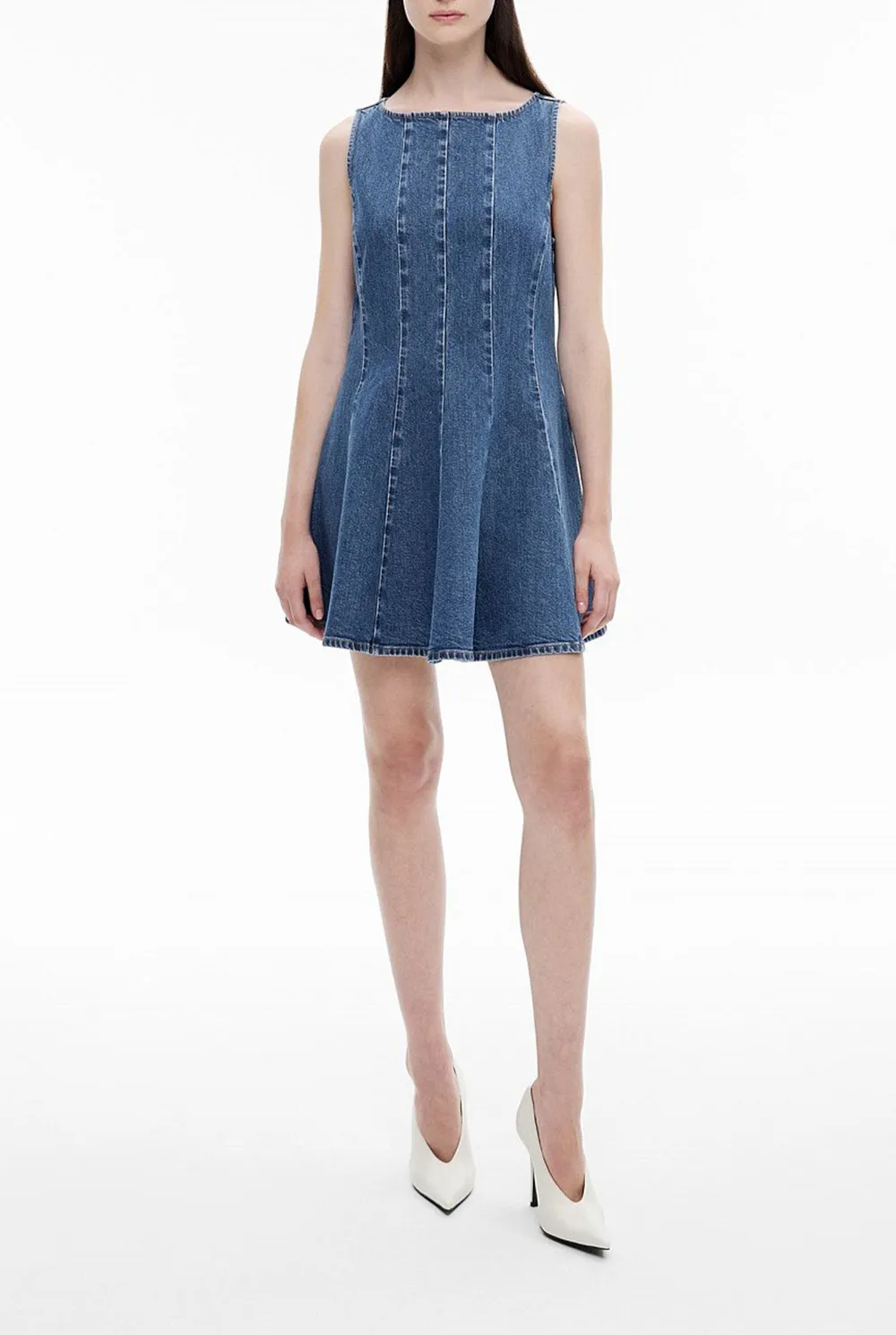 Cowboy Sleeveless Umbrella Dress