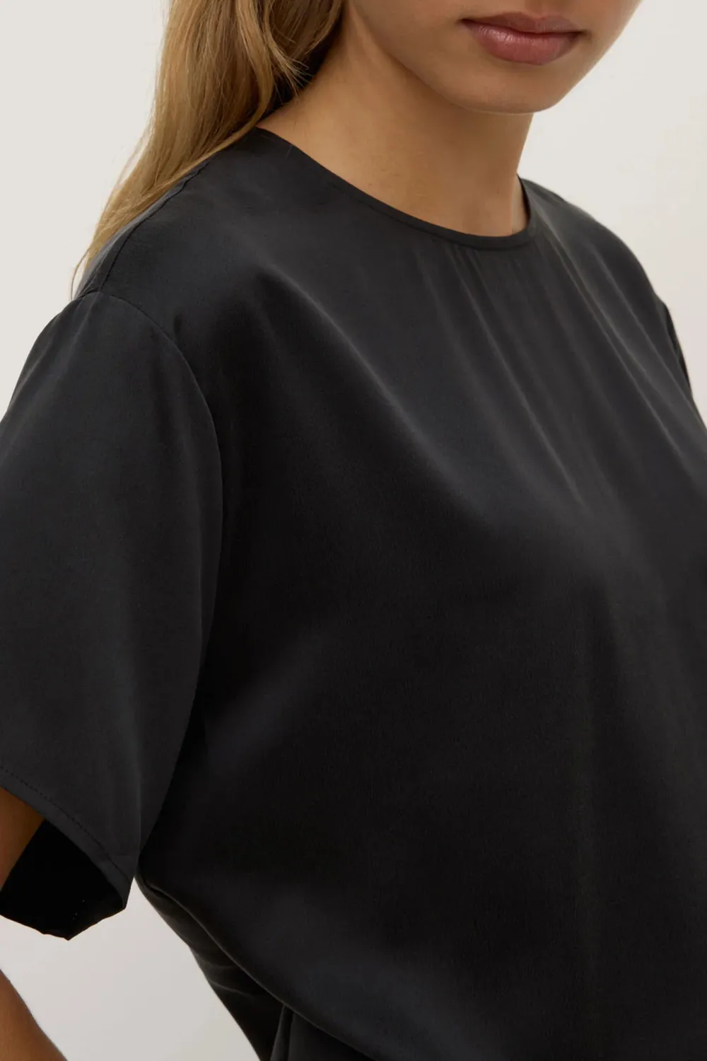 Silk T-Shirt Dress