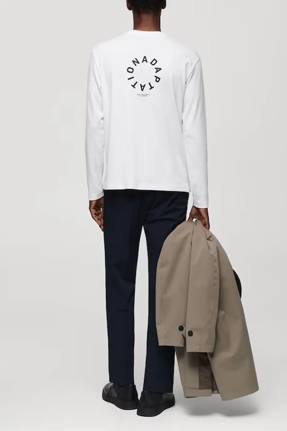 Casual Style Letter Print Shirts