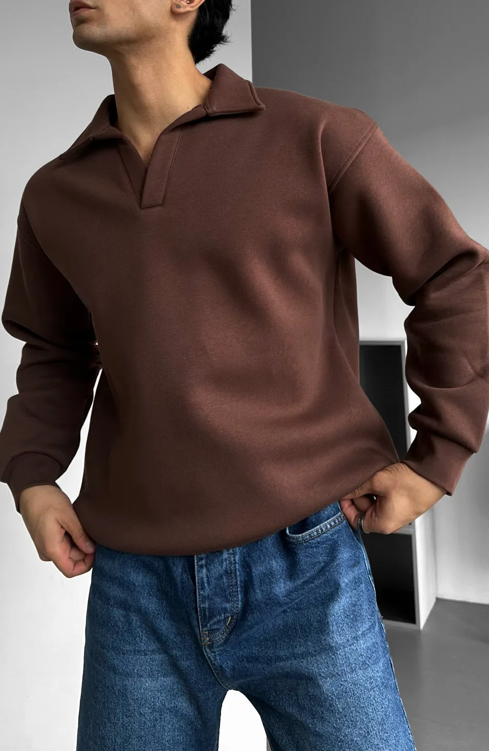 Relaxed Layered Sweatshirt