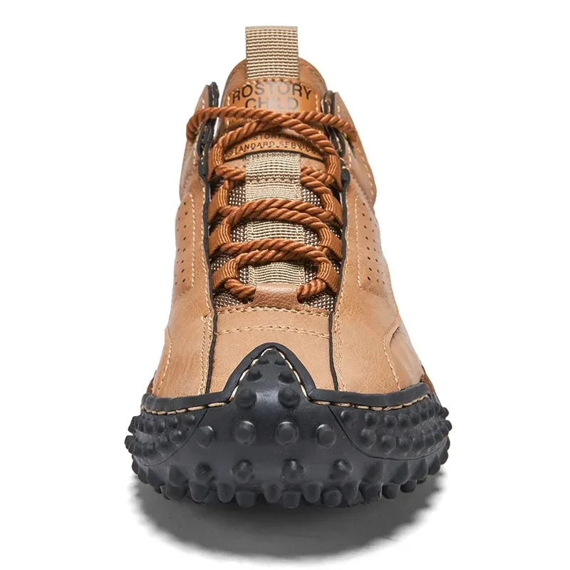 Hot-Selling Plus-Size Unisex Mid-Top Martin Boots Outdoor Casual Work Stitching Shoes 9888