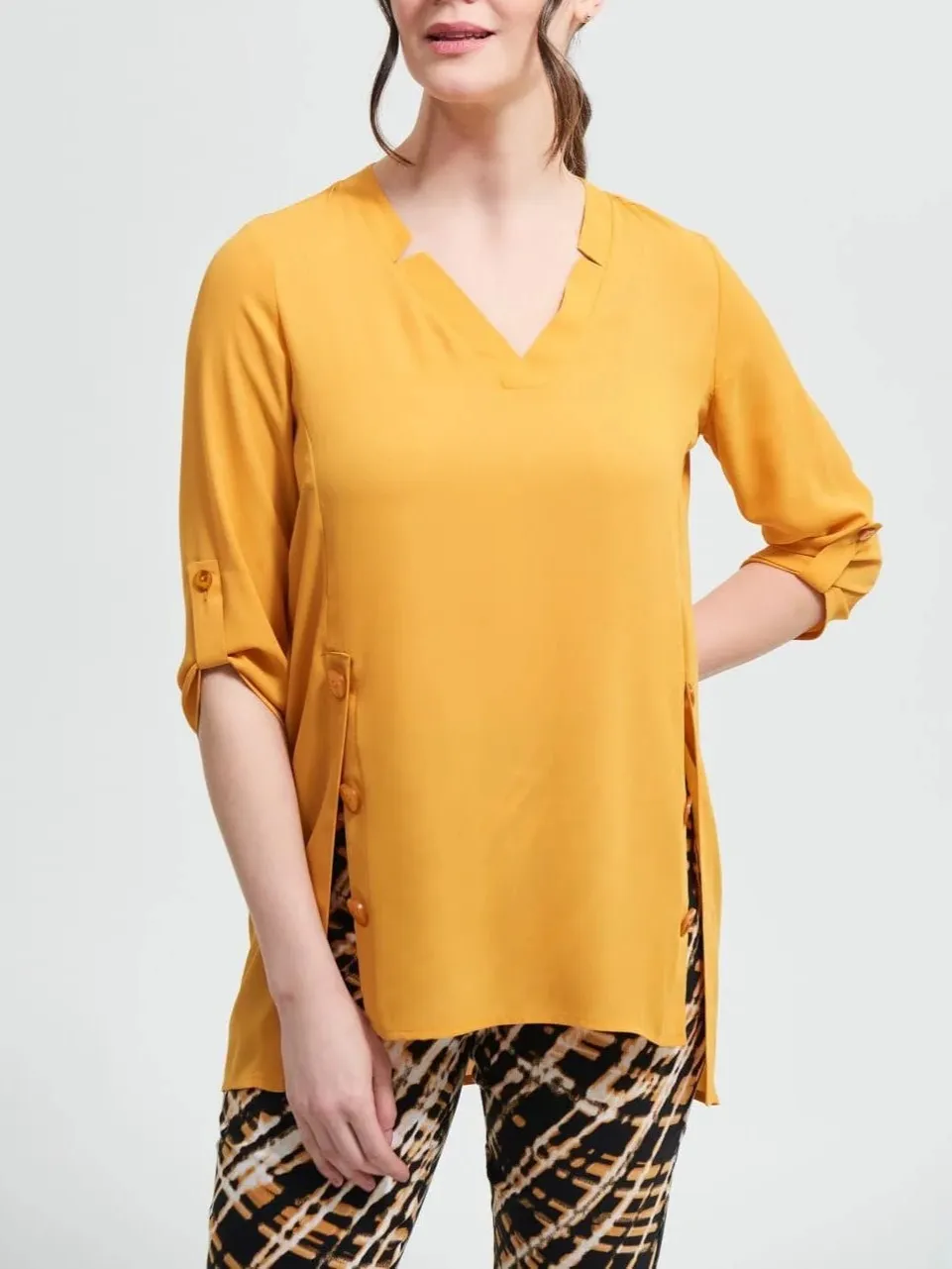 Top Marigold V Neck