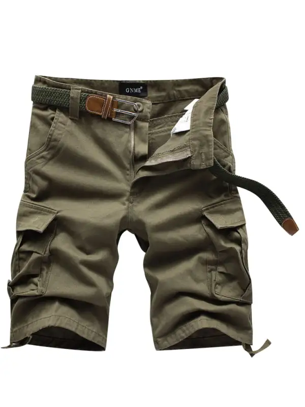 Straight Leg Relaxed Utility Shorts Clean Line