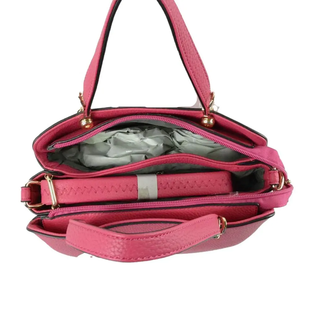 Everyday Textured Faux Tote Bag
