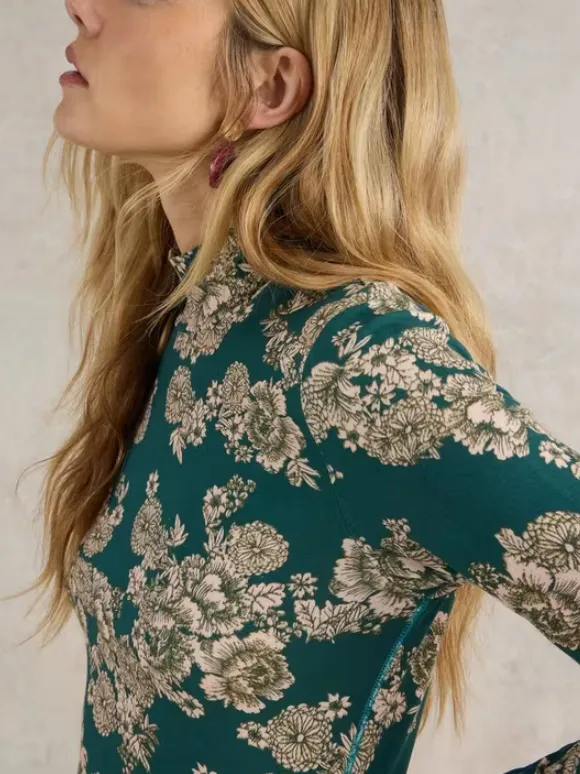 Slight Stretch Turtle Neck T-Shirt