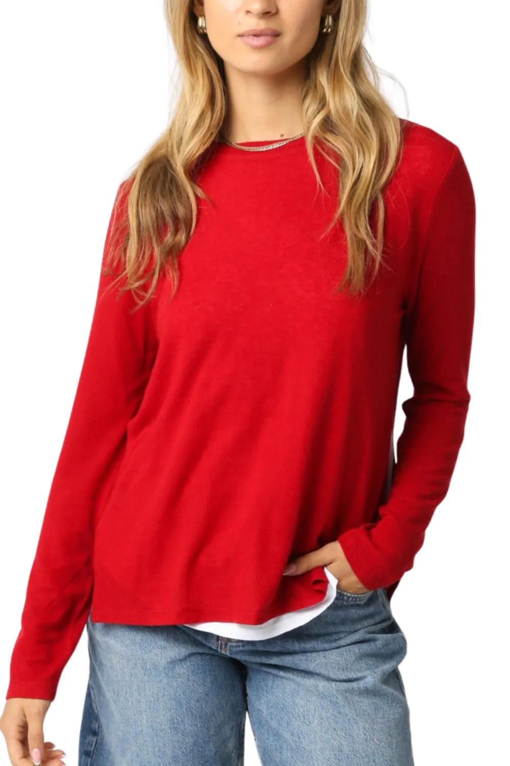 Long Sleeve Lined Long Top
