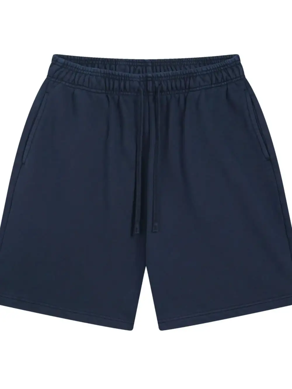 Drawstring Cotton Blend Easy Waist Casual Shorts