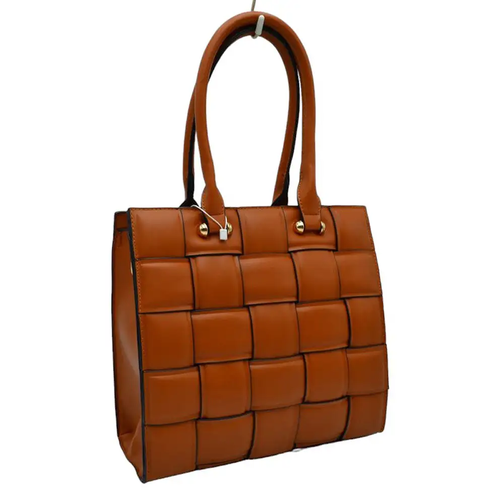 Faux Leather Tote Bag