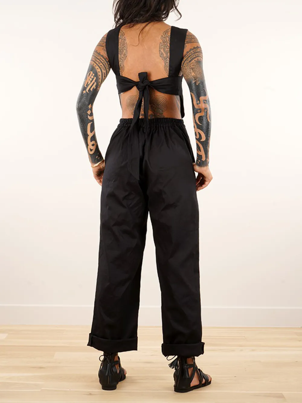 Bare Back Strappy Jumpsuit