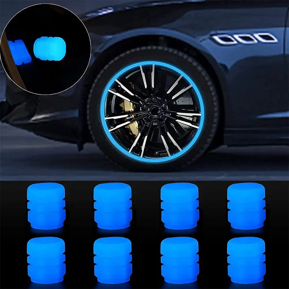 Glow-in-the-Dark Valve Stem Caps